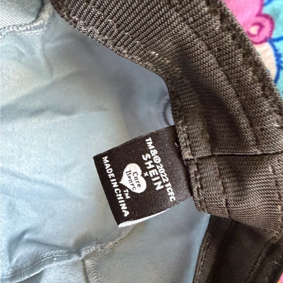 SHEIN Blue Bucket Hat with Bear and Pearl Detail - Picture 4 of 4